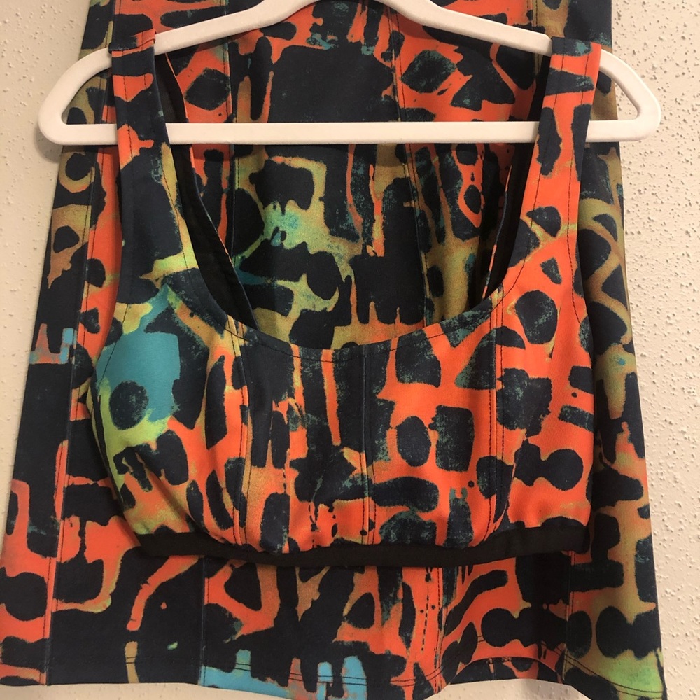 urban outfitters two piece colorful set